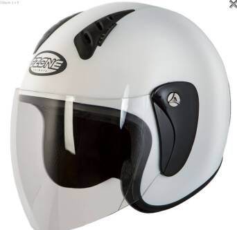 KASK OPEN FACE OZONE HY818 WHITE M