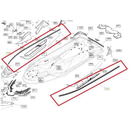 LISTWA ODBOJOWA BOCZNA SEA-DOO 291004468