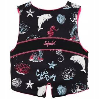 KAMIZELKA JP CAUSE TEEN NEO VEST BLACK/PINK 8-10 L