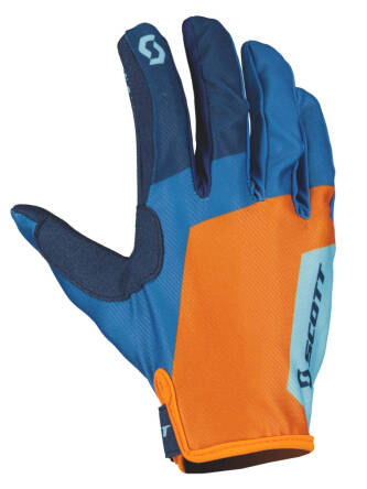 SCOTT RĘKAWICE 350 RACE EVO BLUE/ORANGE L 