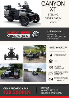 Can-Am Canyon XT Steling Silver Satin 2025