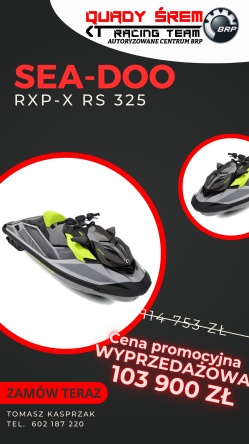 Sea-Doo RXP-X RS 325 2024 NEW Ice Metal and Manta Green