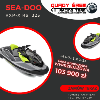 Sea-Doo RXP-X RS 325 2024 NEW Ice Metal and Manta Green