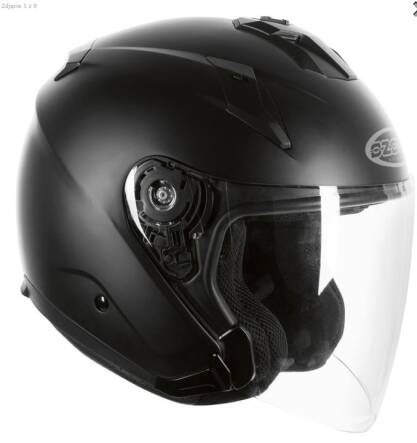 KASK OZONE OPEN FACE SQUARE GLOSS BLACK L