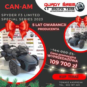 Can-Am SPYDER F3 LIMITED SPECIAL SERIES 2023