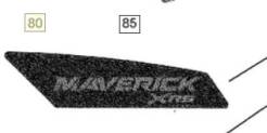 NAKLEJKA LEWA MAVERICK XRS 704907438