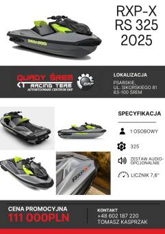 Sea-Doo RXP-X RS 325 Ice Metal/ Manta Green 2025