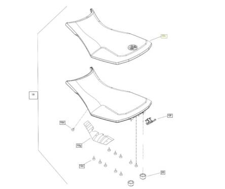 POKROWIEC COVER SEAT BRP CAN AM 708003342