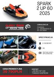 Sea-Doo Spark 2UP 60 Base Sunrise Orange/ Dragon Red 2025