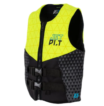 JETPILOT YOUTH NEO KAMIZELKA BLACK/YELLOW 152CM 
