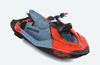 Sea-Doo Spark X Trixx 110 3-UP AUDIO 2027 Blue Mist/Coral Blast