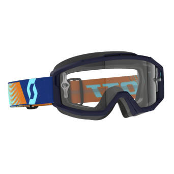 SCOTT GOGLE SPLIT OTG ROYAL BLUE/ORANGE/CLEAR WORK