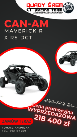 Can-Am Maverick R X RS DCT Triple Black 2024