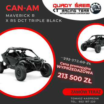 Can-Am Maverick R X RS DCT Triple Black 2024