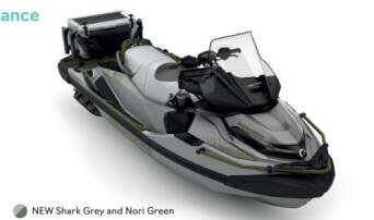 Sea-Doo FishPro Apex 300 iDF (Tech Package) Shark Grey/ Nori Green 2025