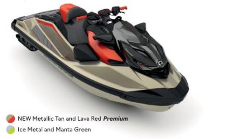 Sea-Doo RXP-X RS 325 (Tech Package) Metallic Tan/ Lava Red 2025