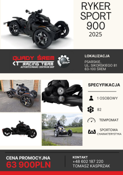 Can-Am Ryker Sport 900 ACE 2025