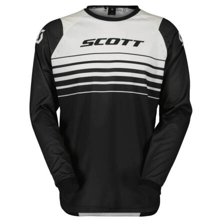 SCOTT BLUZA JERSEY EVO SWAP BLACK/WHITE M 