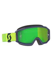 SCOTT GOGLE PRIMAL BLUE/YELLOW/GREEN CHROME