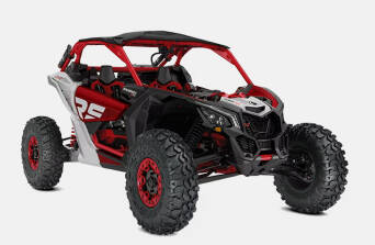 Can-Am Maverick X3 RS TURBO RR Fiery Red & Hyper Silver WITH SMART-SHOX  2024