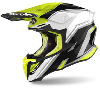 KASK AIROH TWIST 2.0 SHAKEN YELLOW GLOSS L