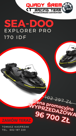 Sea-Doo Explorer Pro 170 iDF 2024 PROMOCJA !